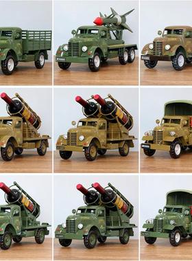 铁艺覆古军车汽车红酒架创意摆设展示架摆件饭厅酒吧装饰道具模型