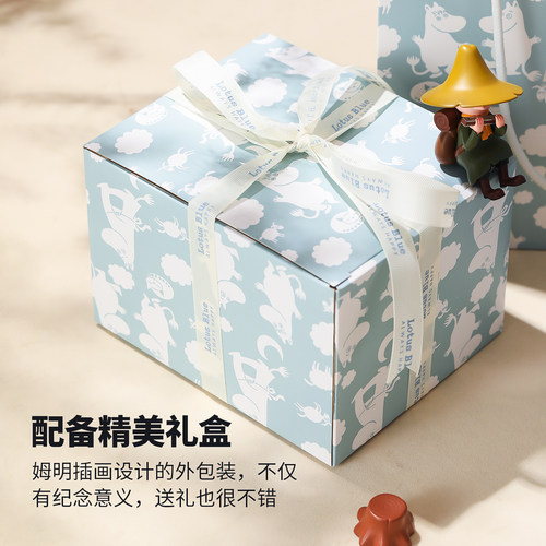moomin姆明限定马克杯陶瓷公仔杯喝水杯子带盖高级感少女生日礼物 - 图2