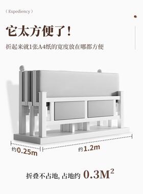 折床人床简易家用午租休1米GMK5双人床主单卧成人房叠小床铁艺硬