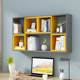 Wall shelf wall hanger creative bedroom partition school wall BVX wall storage grid school dormitory wall bookcase