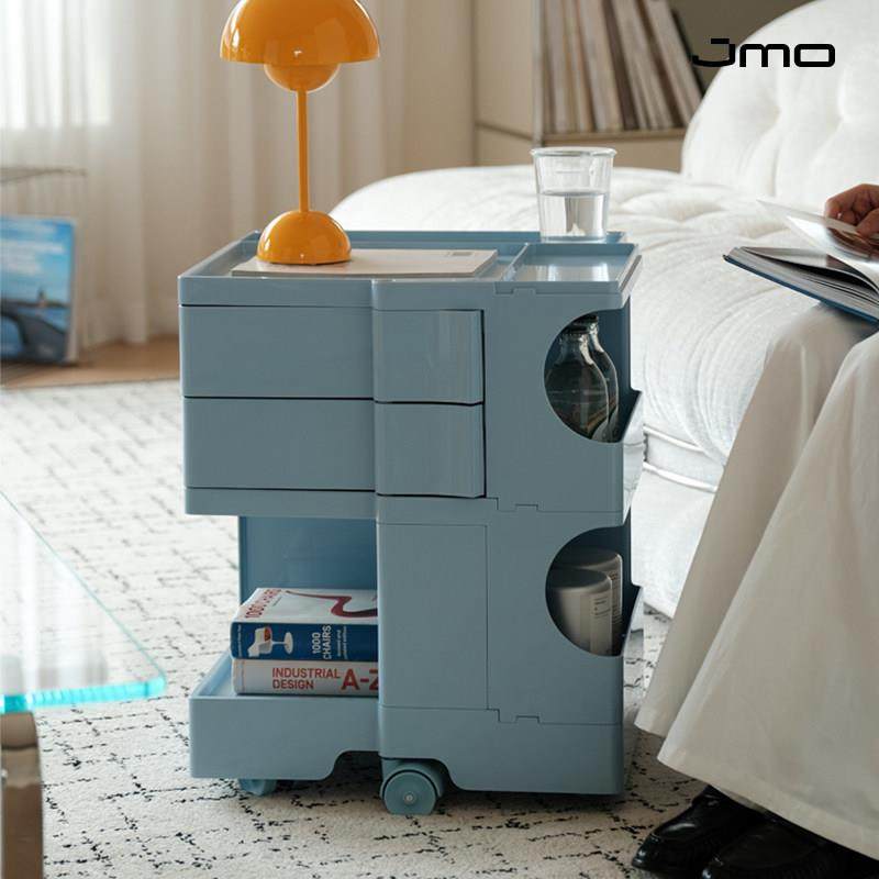 简摩北欧创意Boby小推车旋转收纳柜ins床头柜可移动大容量收纳柜,淘宝优惠券,粉丝福利购,淘宝优惠卷