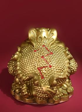 铜金蟾摆件招三足金蟾金蝉财家居店铺前台装饰工艺品摆设开业送礼