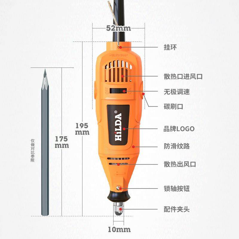 厂磨家直销套希尔达磨机电磨笔装打磨工具套餐电石头ZLE切割片,淘宝优惠券,粉丝福利购,淘宝优惠卷