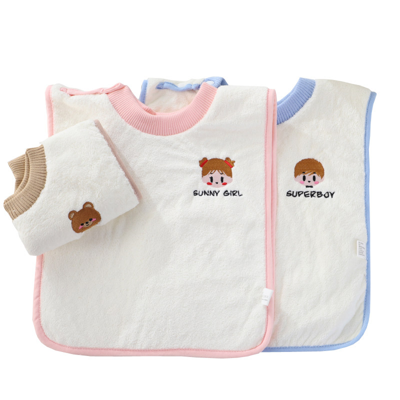 儿童洗漱巾洗脸围嘴刷牙防水围兜多功能毛巾宝宝擦脸不湿衣漱口巾,淘宝优惠券,粉丝福利购,淘宝优惠卷