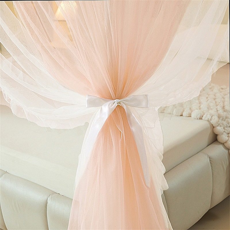 A类双层纱落地宫廷蚊帐双人家用公主风1米8床老式1米5带支架纹帐,淘宝优惠券,粉丝福利购,淘宝优惠卷