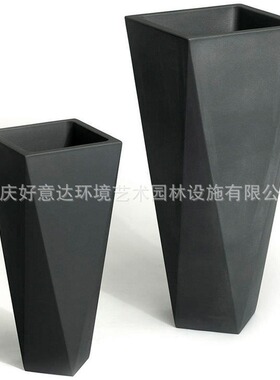 重庆镀锌钢花钵厂家北欧组合花箱室内商场写字楼饭店景观装饰花盆