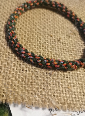 （木）手工编织扎基拉姆手串绿色