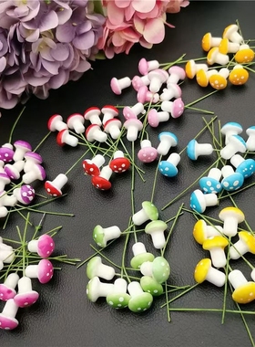 微景观装饰品 蘑菇 蛋糕 汽车 沙盘 花盆 鱼缸 树脂 摆件