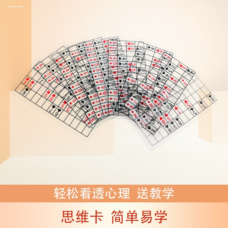 思维透视卡心灵魔术预言家近景互动魔术儿童魔术道具