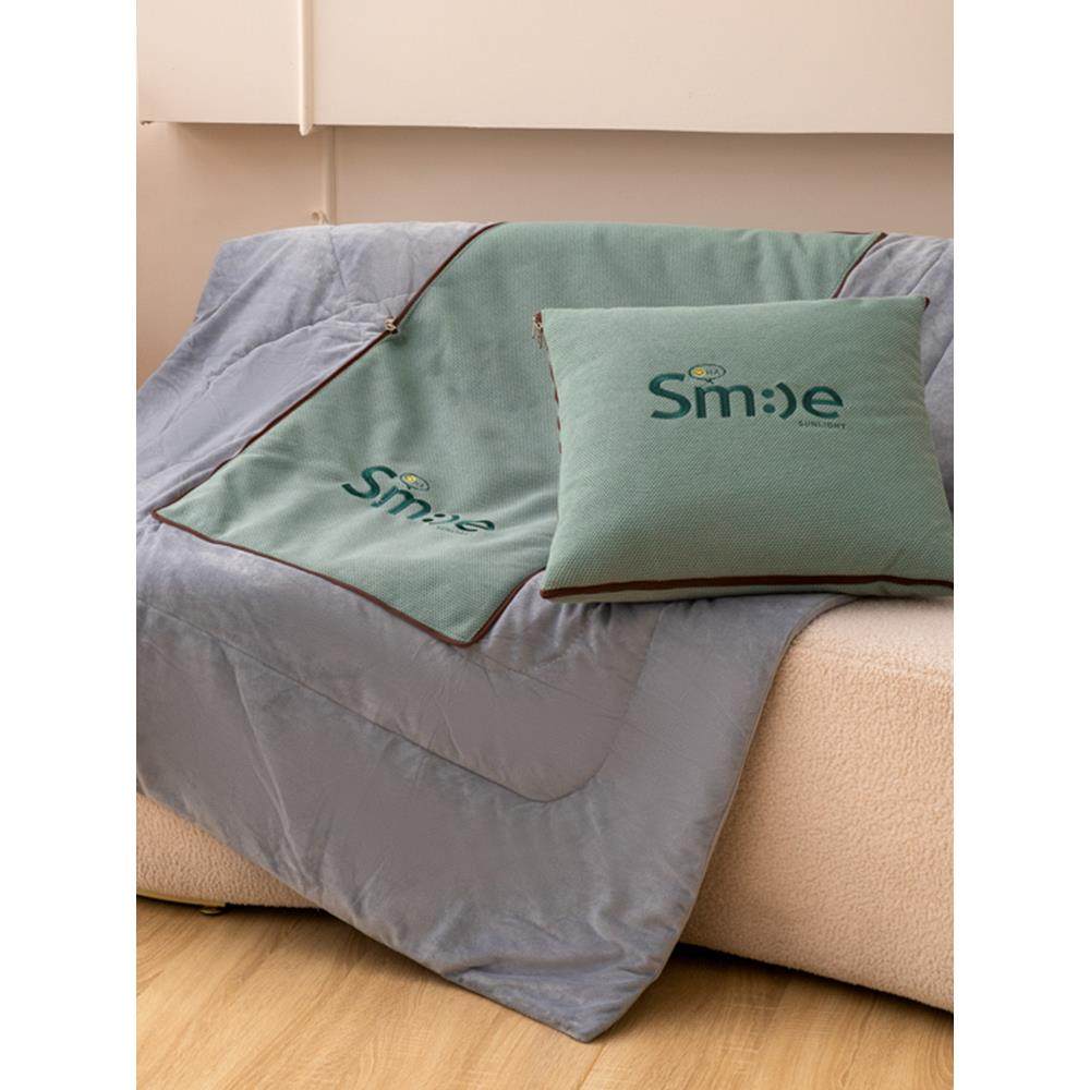 加厚水晶绒抱枕被子两用二合一午休枕头被汽车靠枕办公室午睡毯子,淘宝优惠券,粉丝福利购,淘宝优惠卷