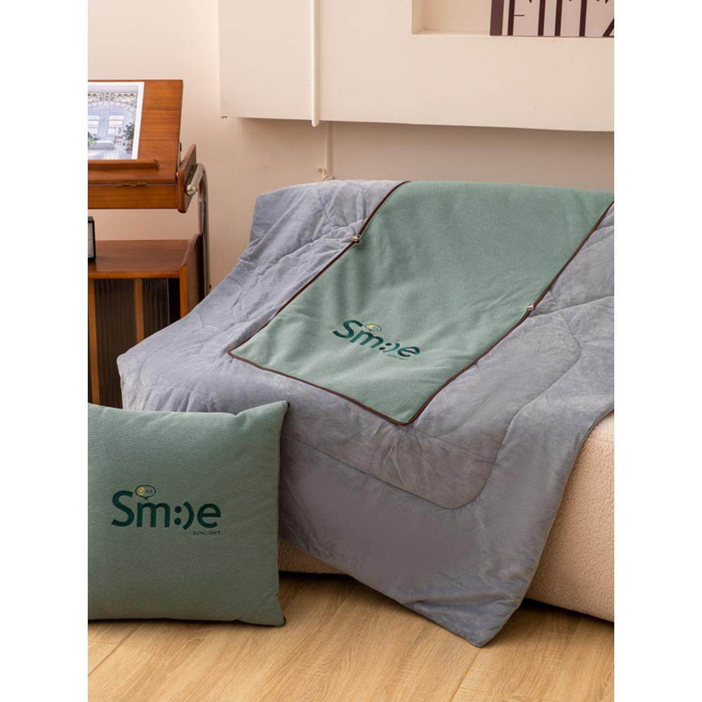 加厚水晶绒抱枕被子两用二合一午休枕头被汽车靠枕办公室午睡毯子,淘宝优惠券,粉丝福利购,淘宝优惠卷