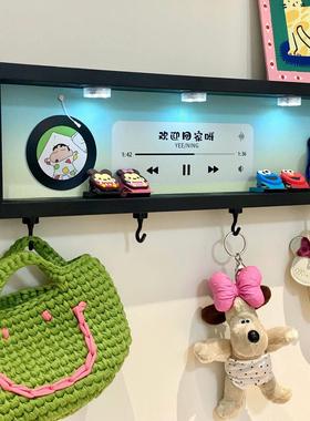 创意蜡笔小新玄关摆件钥匙置物架入户门挂钩新家装饰品挂架画