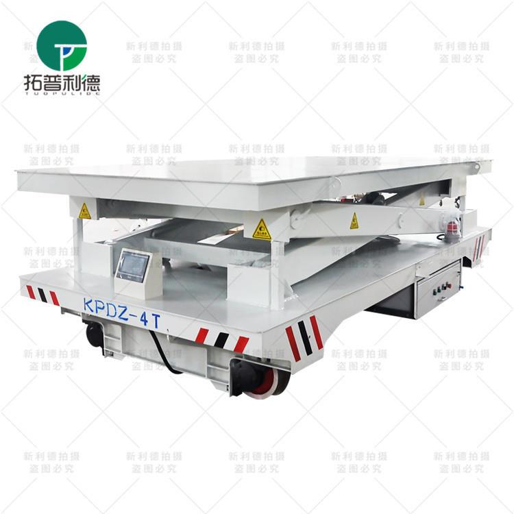 车间大型钢板运输轨道供电电动平板车工厂运输重型搬运车有轨平车 - 图3