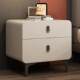 Light luxury solid wood bedside table creative simple modern narrow edge round 2025 new small cream style storage new product