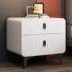 Light luxury solid wood bedside table creative simple modern narrow edge round 2025 new small cream style storage new product