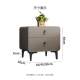 Light luxury solid wood bedside table creative simple modern narrow edge round 2025 new small cream style storage new product