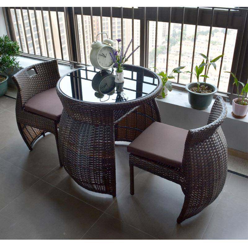 室外阳台小00203桌椅组藤椅三闲件套简户外休庭院约藤合编升级一,淘宝优惠券,粉丝福利购,淘宝优惠卷