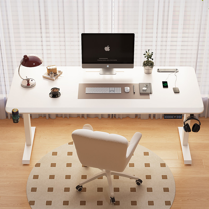 实木电动升降桌台式电脑桌家用卧室学习书桌办公桌子可升降工作台,淘宝优惠券,粉丝福利购,淘宝优惠卷