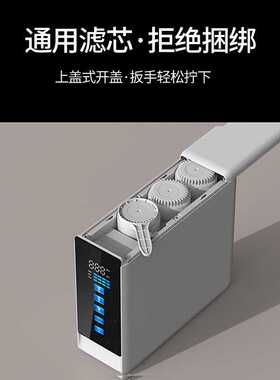 净水器家用厨房厨下式彩屏1000G大流量直饮机ro反渗透五级净水机