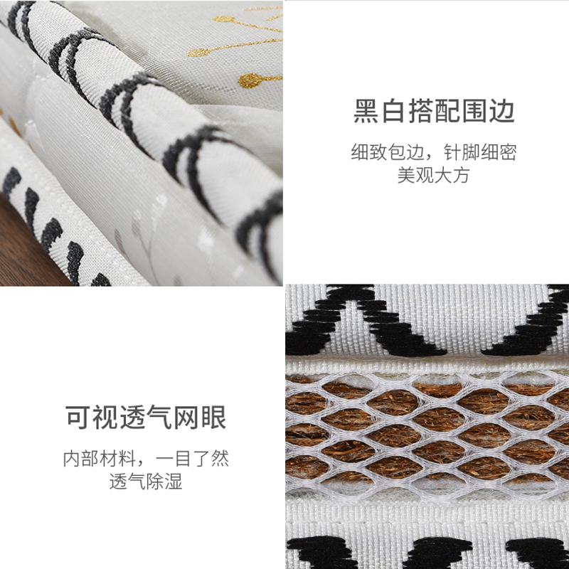 床垫椰棕垫床垫硬垫超薄席梦思经济型椰棕床垫炕护脊床垫垫褥定制 - 图1