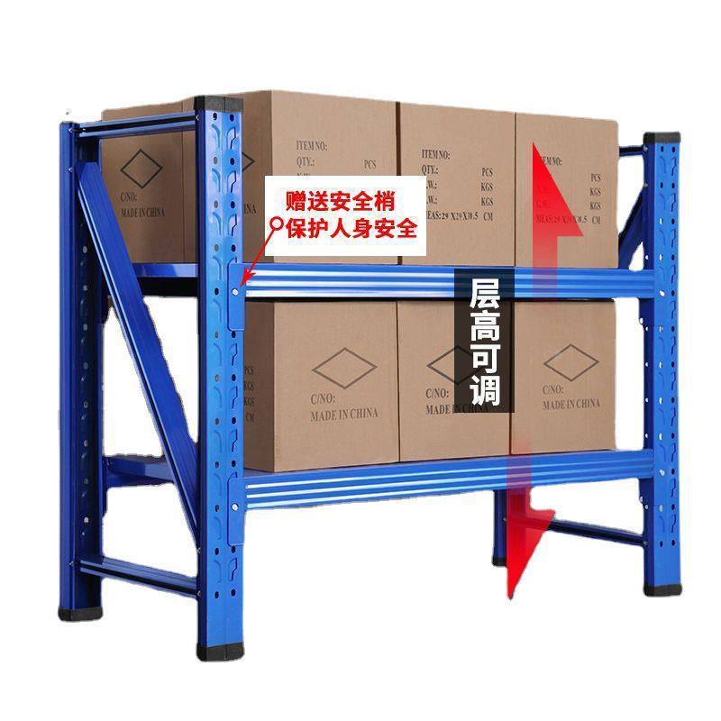 货架置物架多层仓储货架家用阳台储藏室储物展示二层仓库铁架子 - 图3