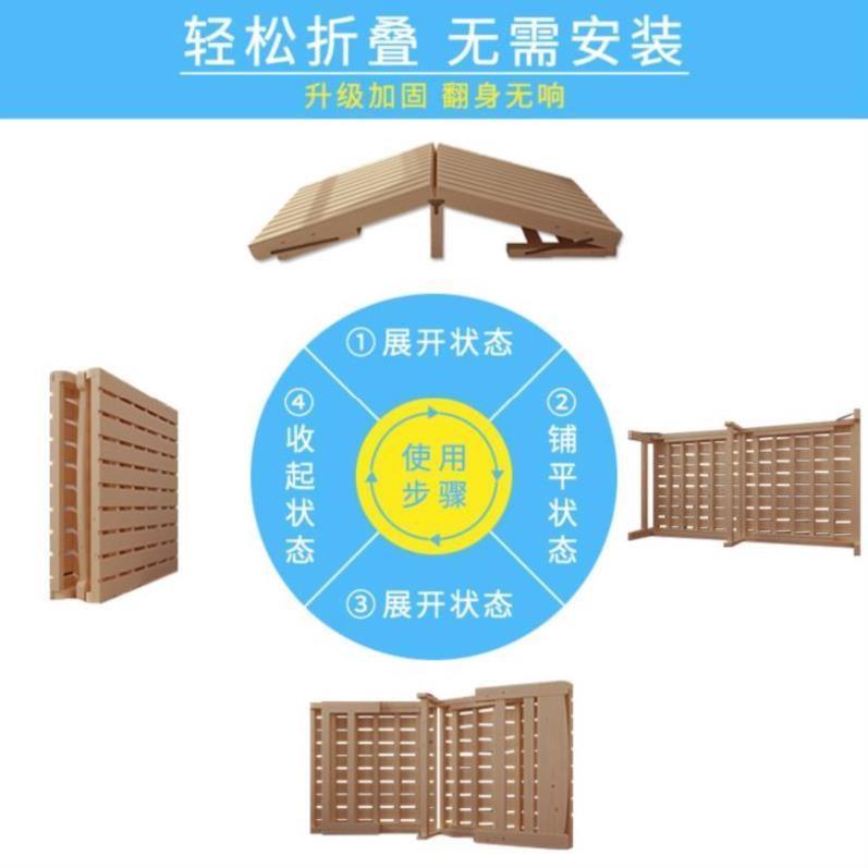 老人睡80cm房间午休床家庭折叠经济型新款木质午睡女孩硬单人款式 - 图0