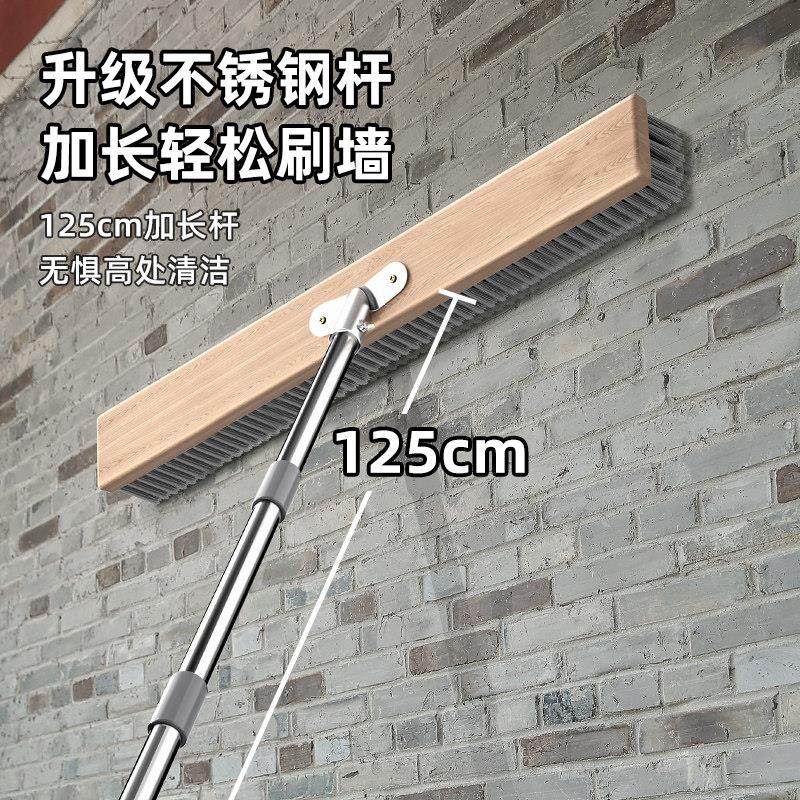 不锈钢钢丝刷地板刷子青苔清除工具刷地铁刷子长柄清洁刷钢刷地刷,淘宝优惠券,粉丝福利购,淘宝优惠卷