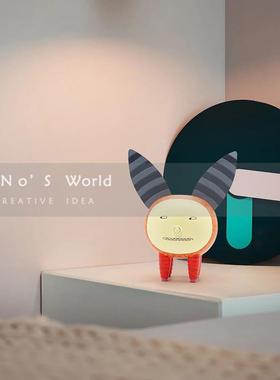 样板间摆件家居装饰品搞怪兔客厅卧室床头柜摆设北欧创意手办礼品