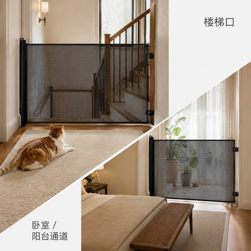 Carefully selected retractable hole-free pet fence for dogs