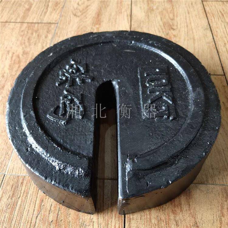 25kg开口增坨砝码实验室用C型标准砝码m级铸铁10公斤法码 - 图1