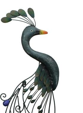 花园装饰户外铁艺孔雀壁挂庭院阳台墙面布置造景墙壁挂饰墙饰挂件