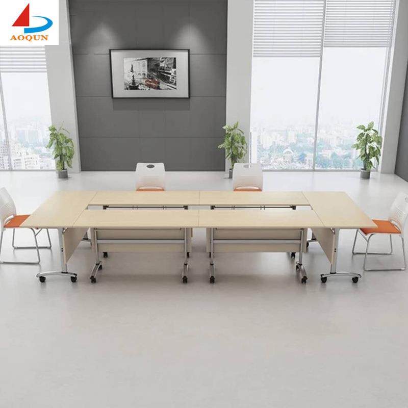 厂家直供多功能折叠会议桌移动长条培训桌教室办公室组合桌椅,淘宝优惠券,粉丝福利购,淘宝优惠卷
