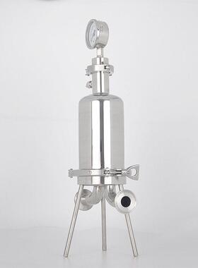 液体卫生级芯过滤器设备液食品级304/316不锈钢微孔膜过滤器