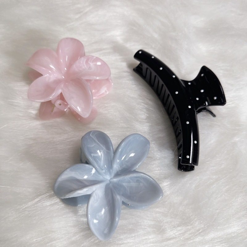 2025跨境新款晕染鸡蛋花抓夹网红流纹花朵高级感盘发夹子气质大理,淘宝优惠券,粉丝福利购,淘宝优惠卷