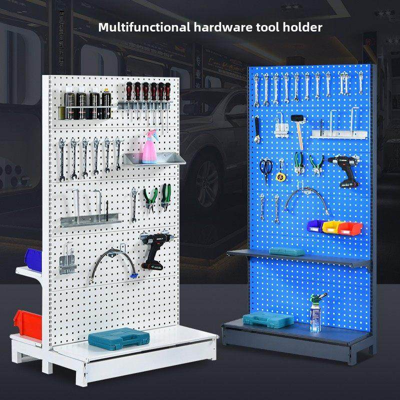 加厚方孔五金工具架车间孔板展示架材料组织者金属汽车修理与货架,淘宝优惠券,粉丝福利购,淘宝优惠卷