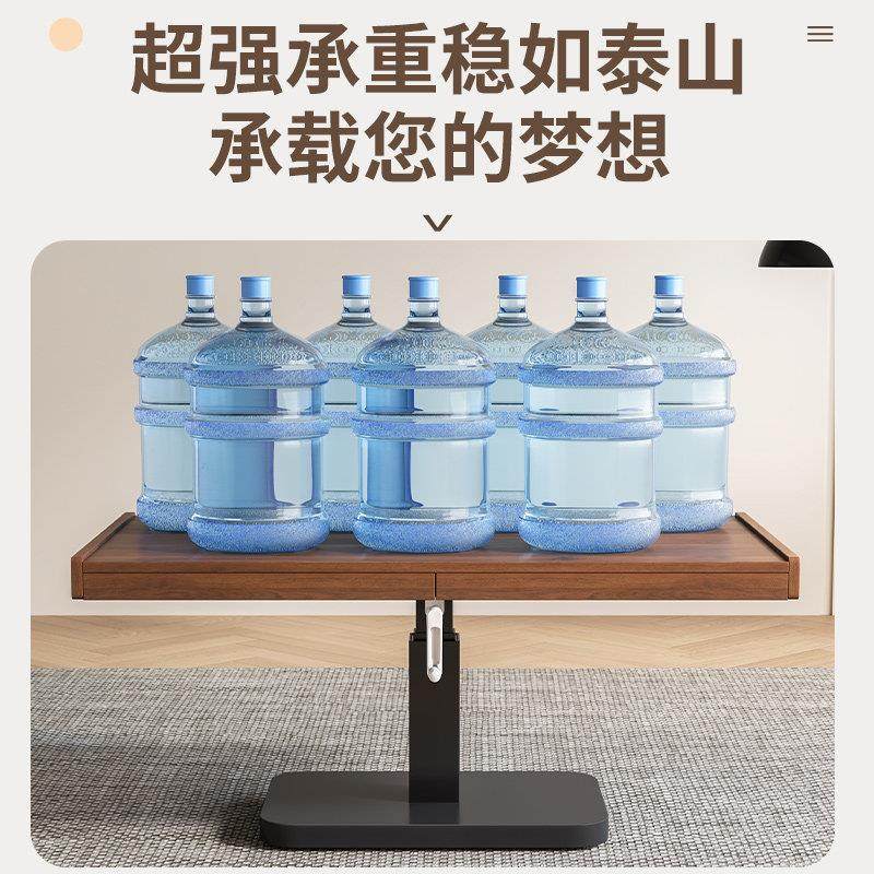 手摇升降茶几客厅家用小户型带抽屉学习书桌沙发边柜茶台边几桌子,淘宝优惠券,粉丝福利购,淘宝优惠卷