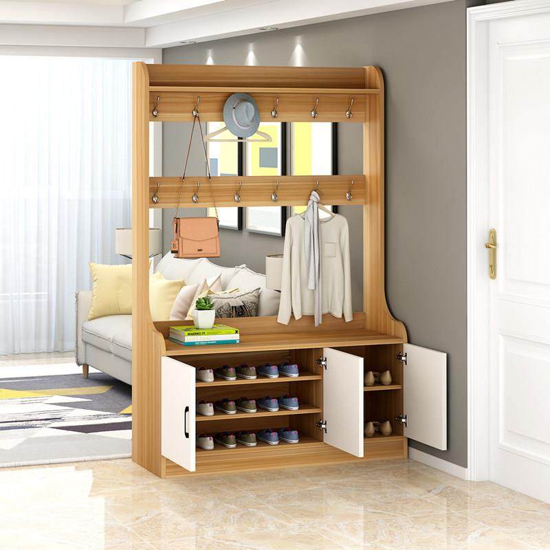 鞋柜玄关柜衣帽架一体靠墙2022新款爆款简约现代落地进门小户型,淘宝优惠券,粉丝福利购,淘宝优惠卷