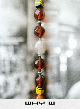 遇见倾心尼泊尔龙纹玛瑙颈饰