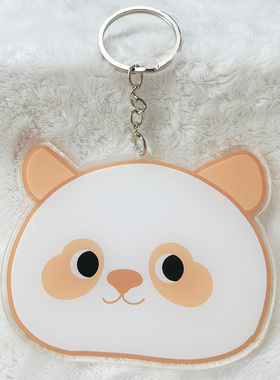 熊猫花花七仔小熊猫亚克力挂牌