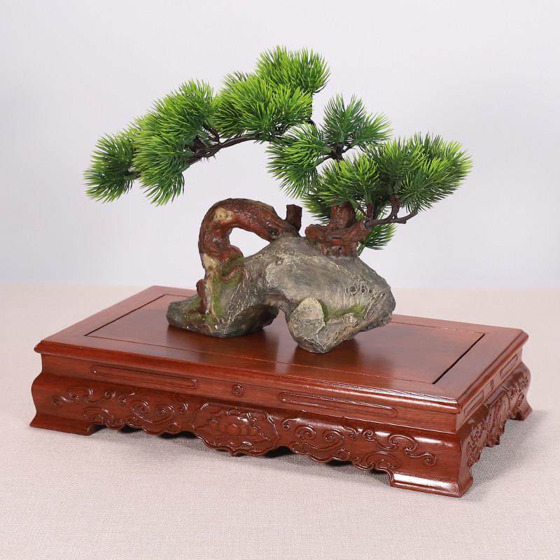 实木底座新中式红木花瓶花盆香炉佛像财神奇石摆件工艺品加高垫高,淘宝优惠券,粉丝福利购,淘宝优惠卷