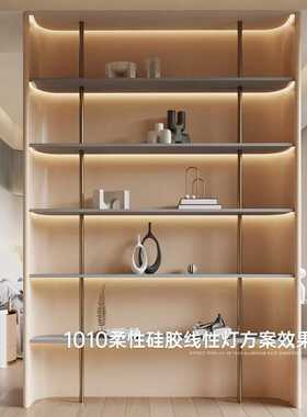 led嵌入式柜子感应灯条自粘低压灯带层板灯橱柜电源杜邦线变压器