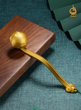 黄铜饰品如意拉手件铜工艺品学习桌中文饰品高考礼物送给妈妈