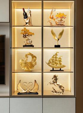 轻奢高端家居酒柜装饰客厅入口电视柜桌面装饰乔迁礼物