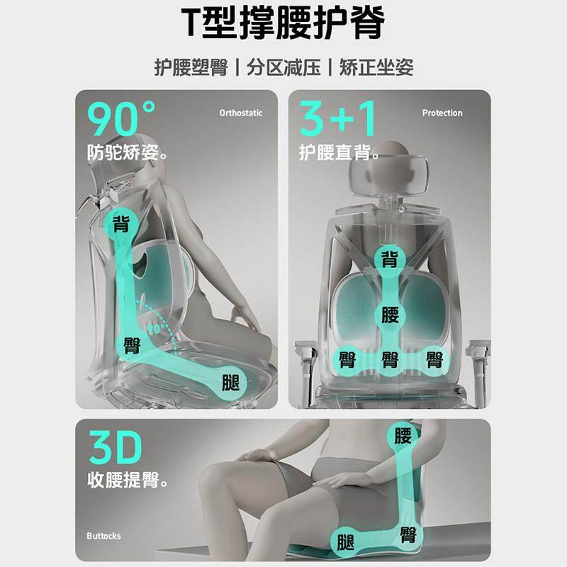 德国人体工学椅电脑椅家用舒适办公椅子靠背座椅舒服久不累护腰椅,淘宝优惠券,粉丝福利购,淘宝优惠卷