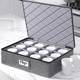 Amazon tableware, dining tray storage box, dining tray can be stacked with classified dishes, dining tray, dustproof storage round bucket