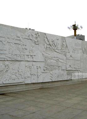 锻铜浮雕雕塑定制黄铜地雕玻璃纤维彷铜浮雕人物背景墙装饰定制厂