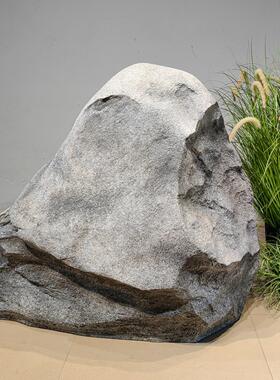彷真石头室内客厅装饰摆件造景道具定制假石雕塑创意软装设计