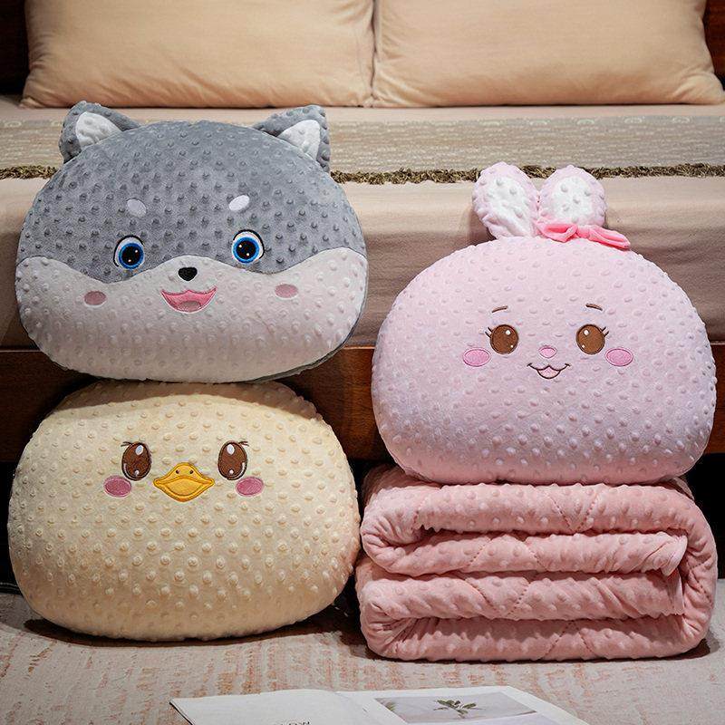 折叠抱枕被子两用二合一办公室午睡枕头加厚夏凉被沙发车载用盖毯,淘宝优惠券,粉丝福利购,淘宝优惠卷