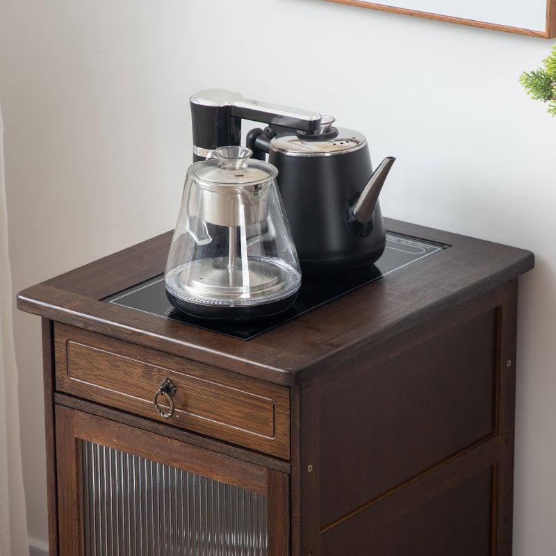 Household kettle integrated tea side cabinet tea table side cabinet mobile tea cabinet tea table office tea set cabinet