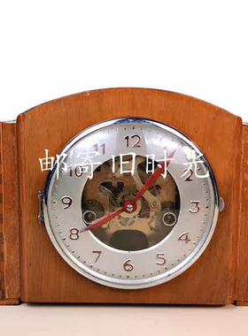 三五牌钟表老式古董机械 座钟555钟十五天老钟表全铜机芯摆设装饰